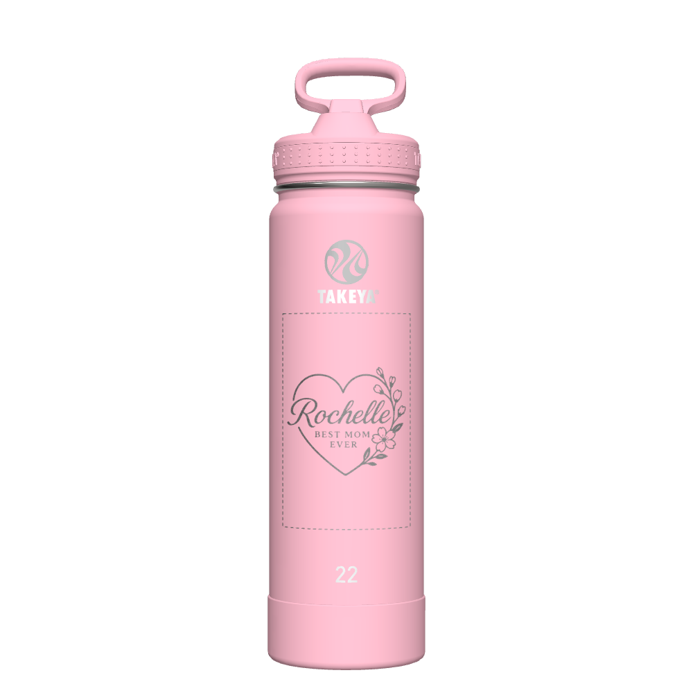 Actives Water Bottle With Straw Lid - customized