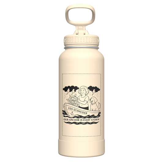 Bottle Straw Lid Oatmilk - customized