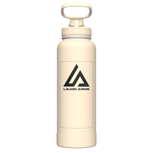 40oz Bottle Spout Lid Oatmilk - customized