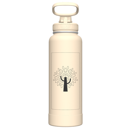 40oz Bottle Spout Lid Oatmilk - customized