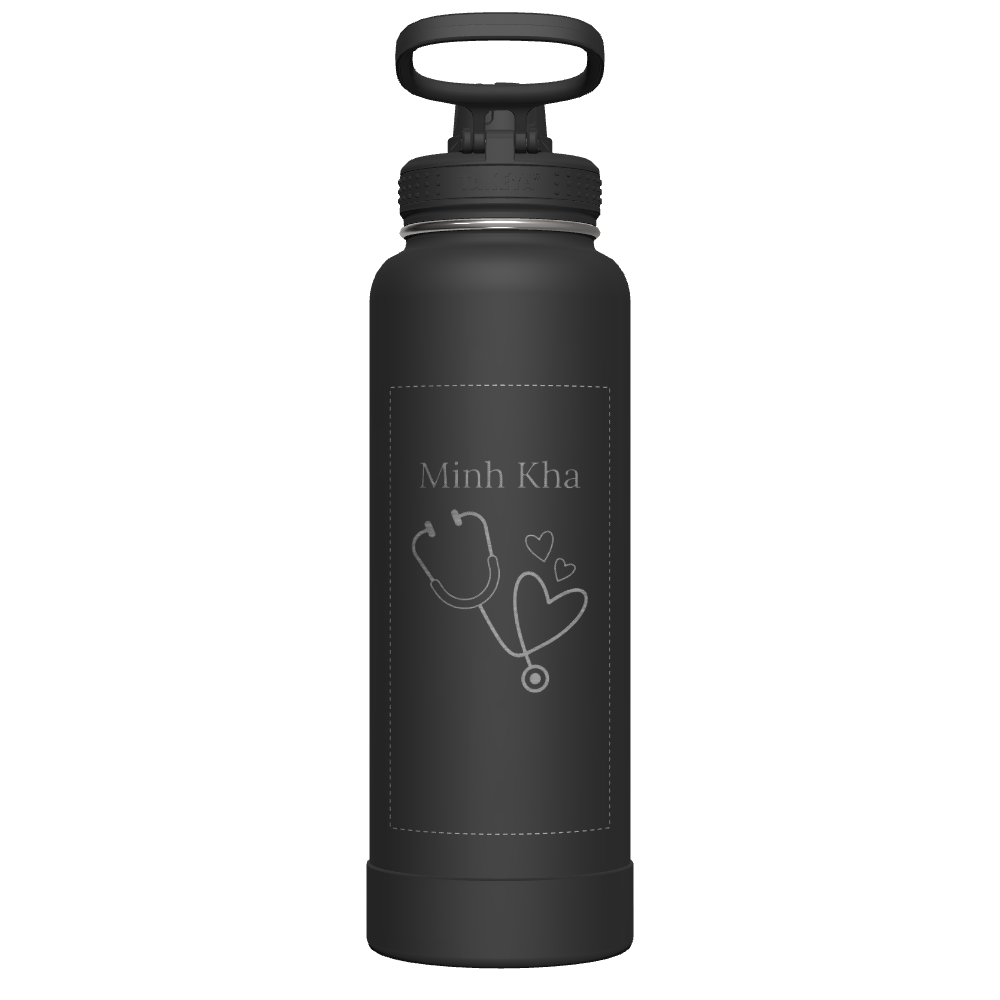 Actives Water Bottle With Spout Lid - customized
