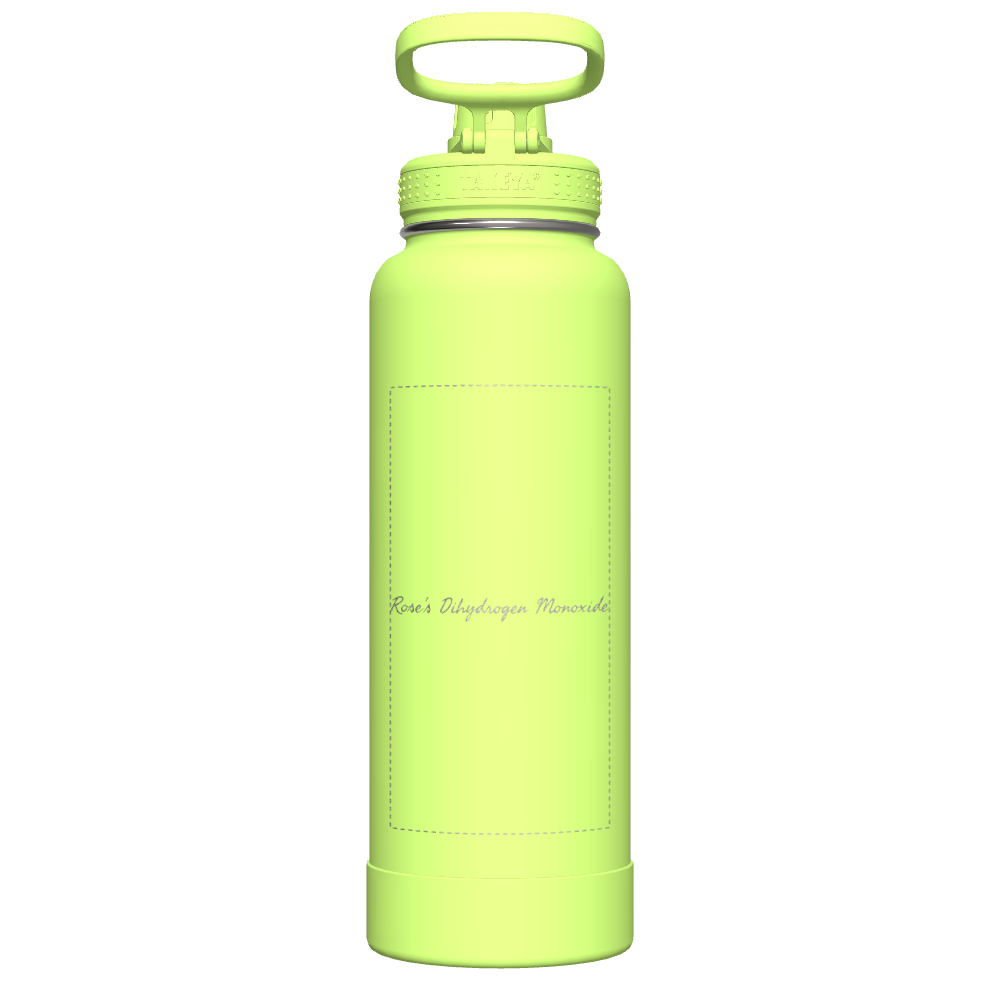Actives Water Bottle With Spout Lid - customized