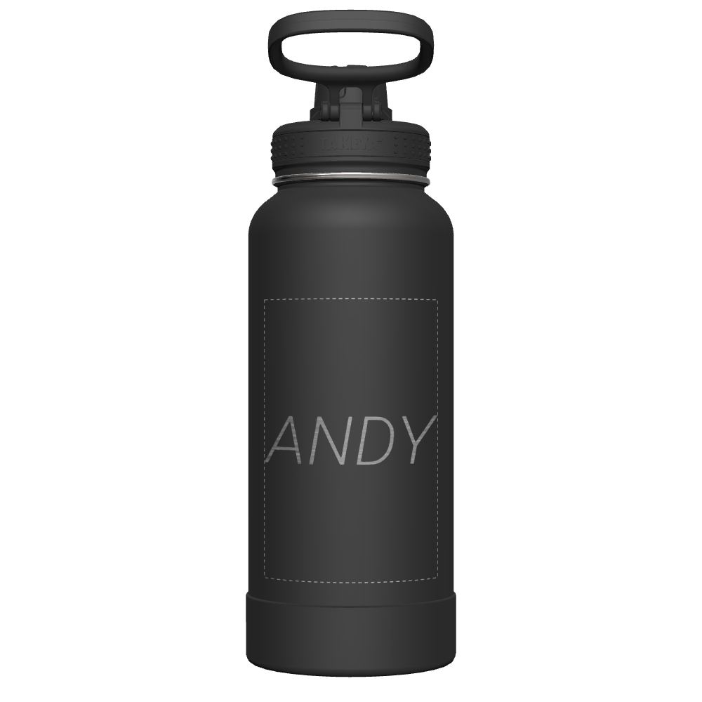 Actives Water Bottle With Spout Lid - customized