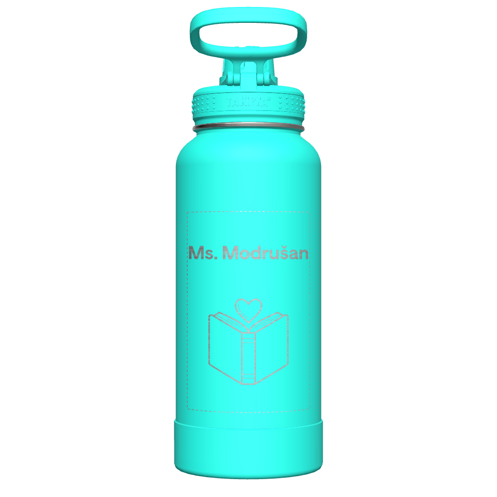 Actives Water Bottle With Spout Lid - customized