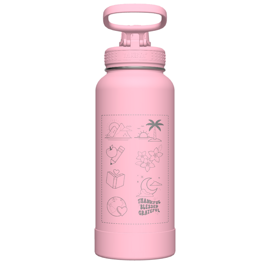 Actives Water Bottle With Spout Lid - customized