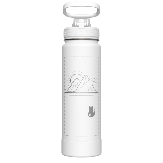 Actives Water Bottle With Spout Lid - customized