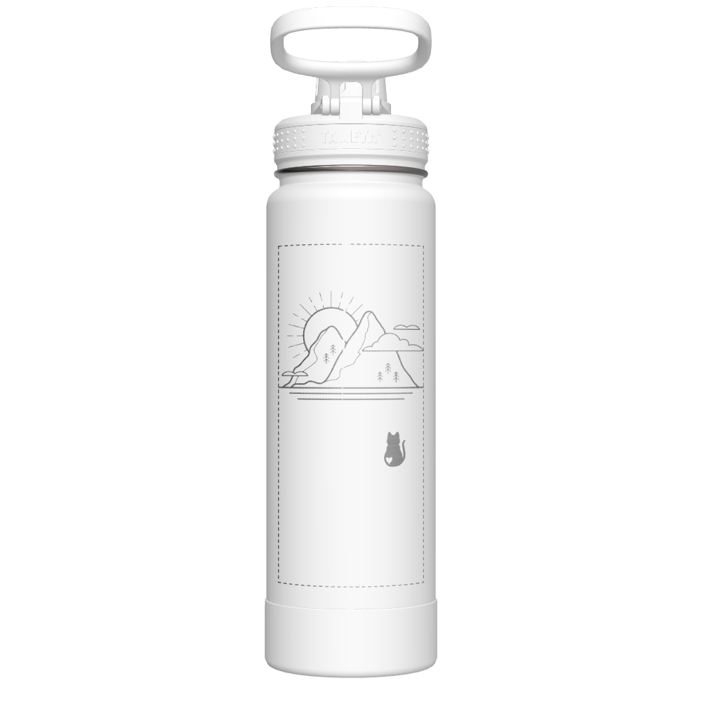Actives Water Bottle With Spout Lid - customized