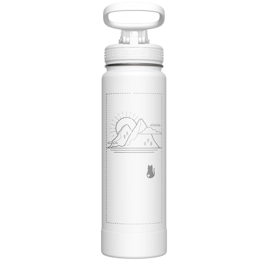 Actives Water Bottle With Spout Lid - customized