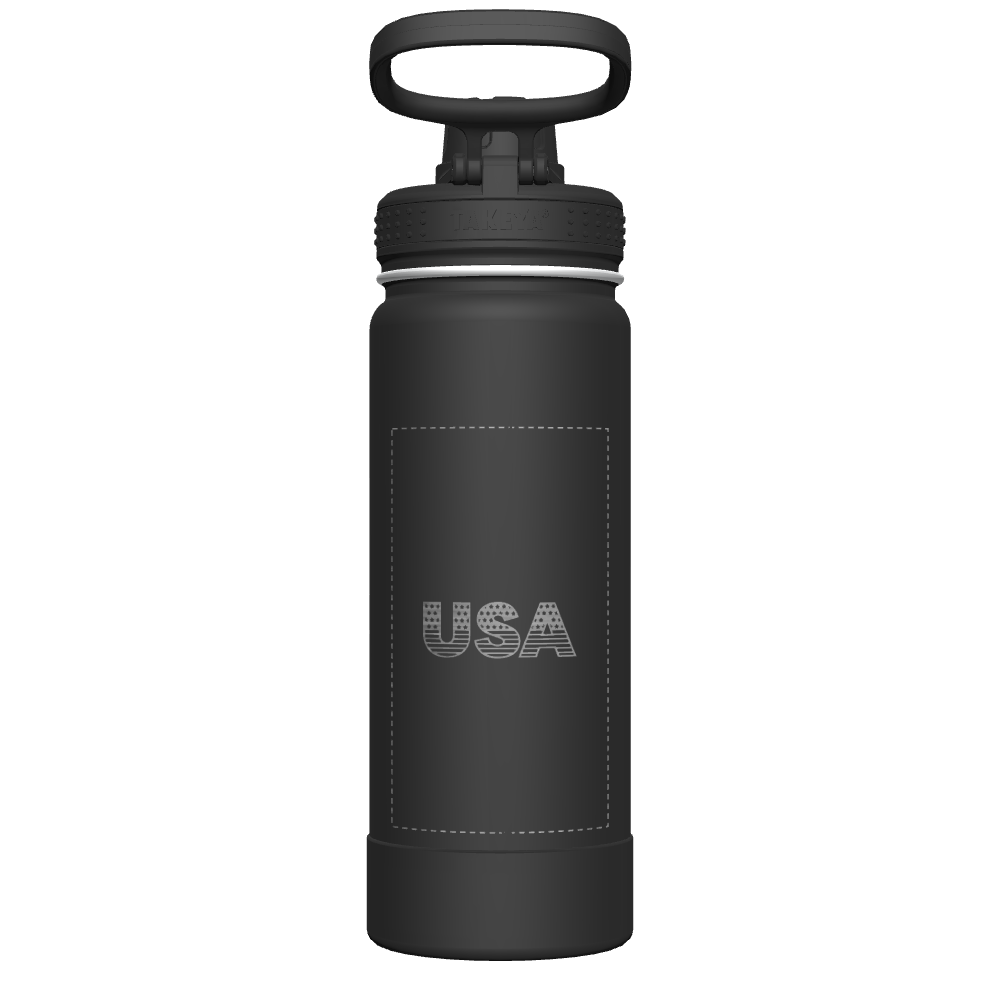 Actives Water Bottle With Spout Lid - customized
