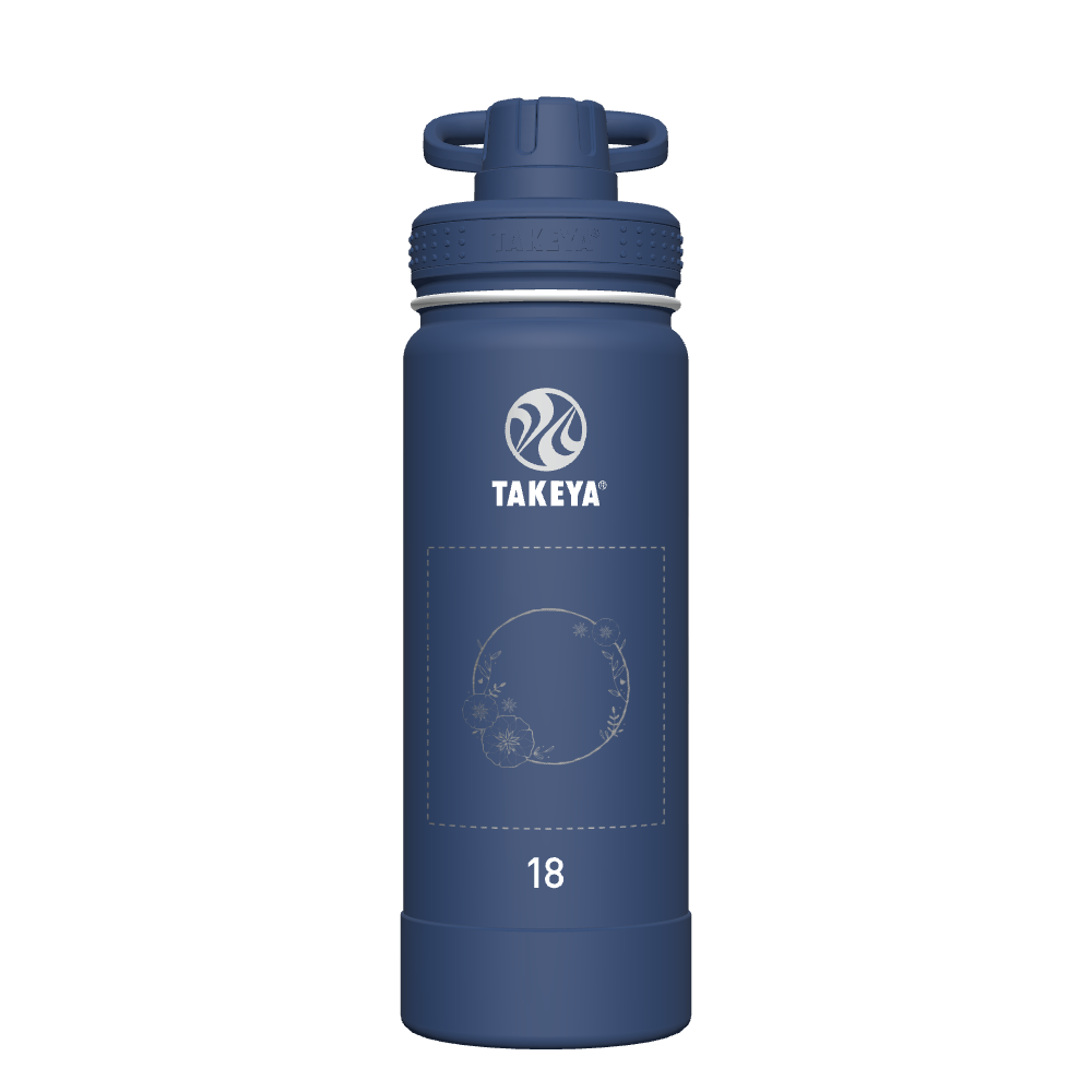 Actives Water Bottle With Spout Lid - customized