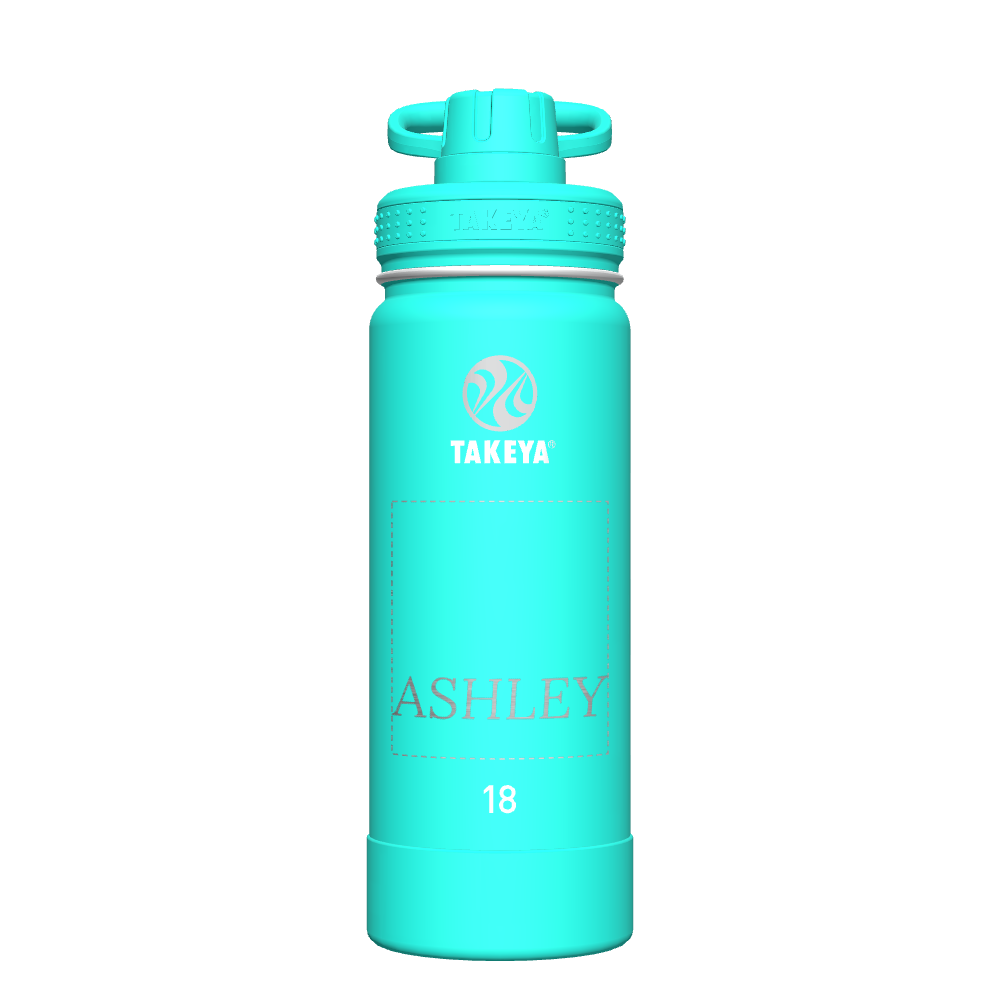 Actives Water Bottle With Spout Lid - customized