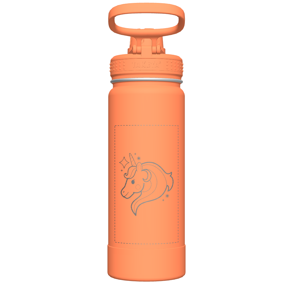 Actives Water Bottle With Spout Lid - customized