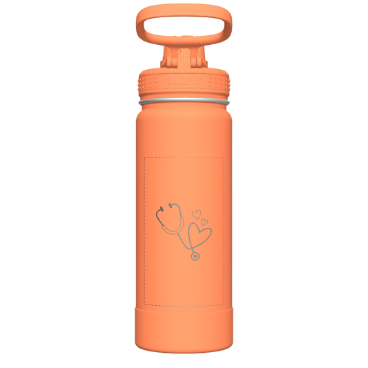 Actives Water Bottle With Spout Lid - customized