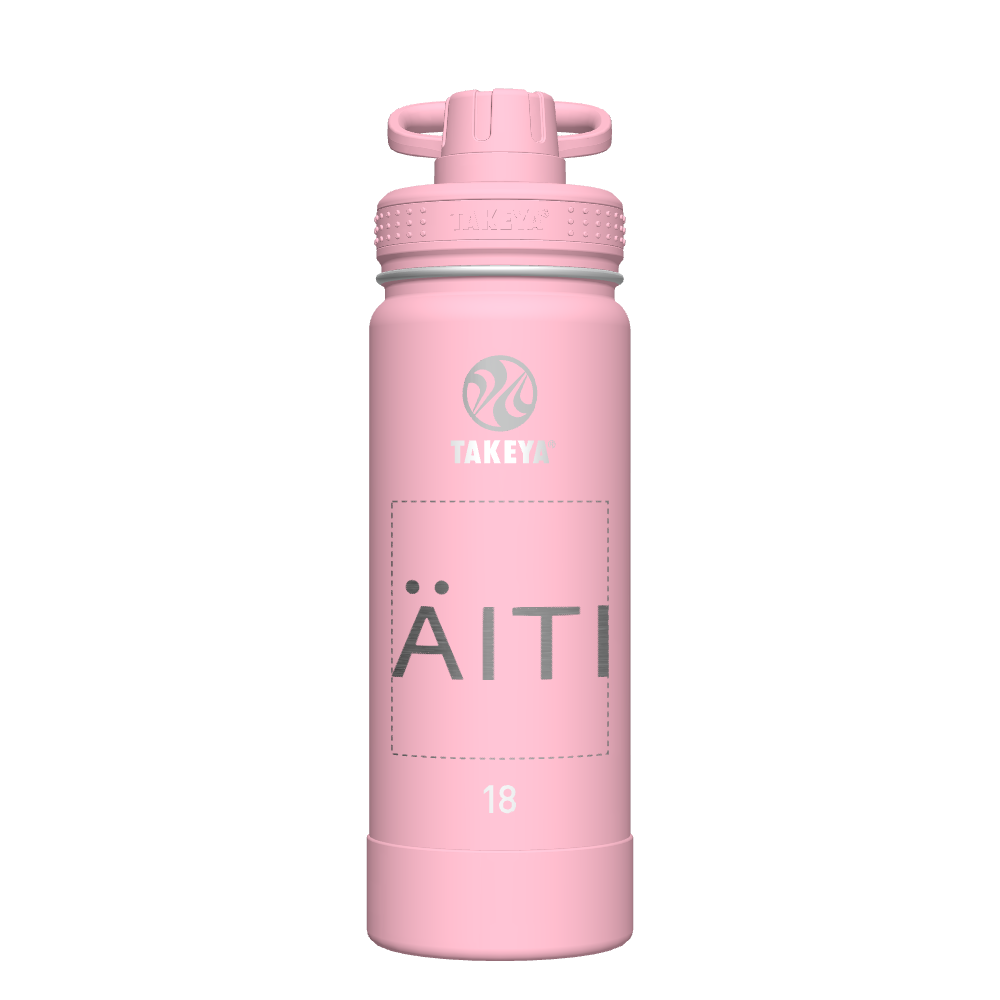 Actives Water Bottle With Spout Lid - customized