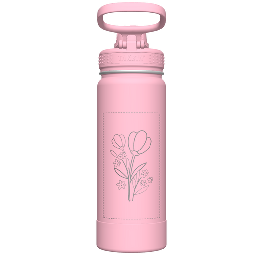 Actives Water Bottle With Spout Lid - customized