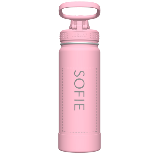 Actives Water Bottle With Spout Lid - customized