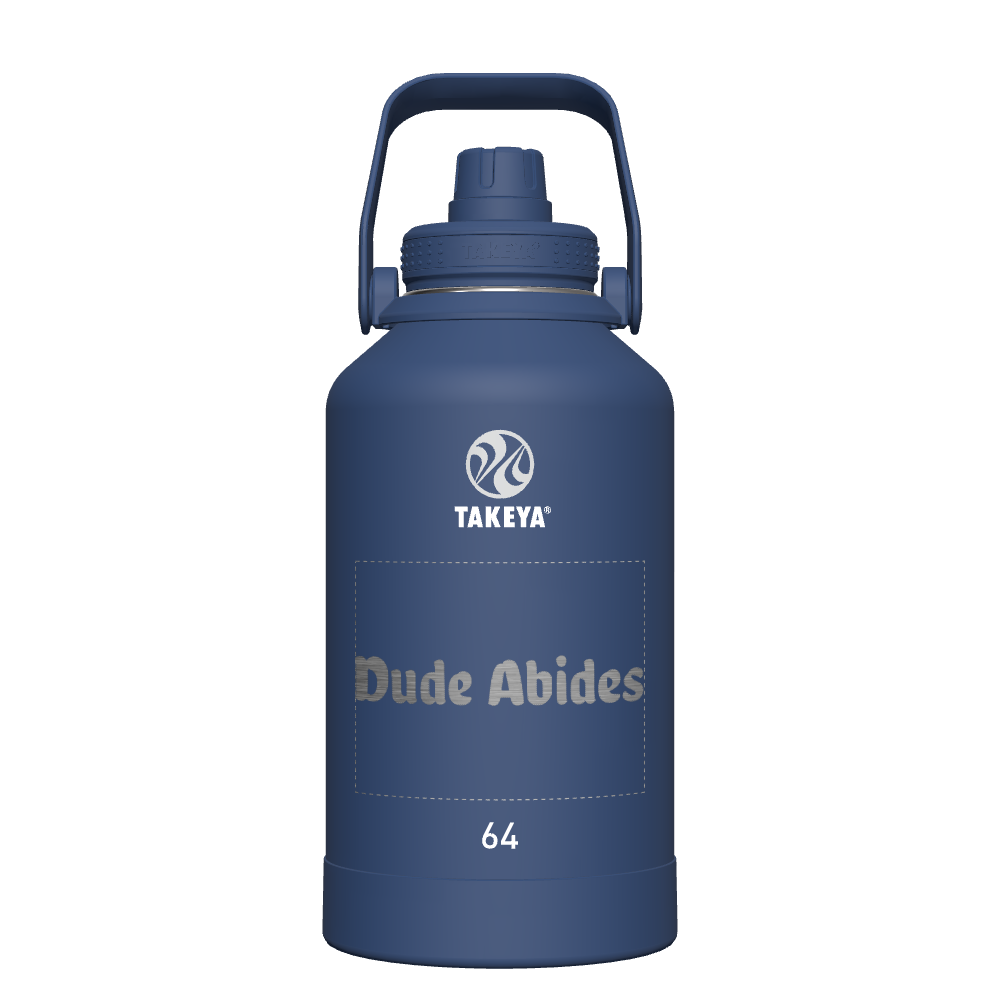 Actives Water Bottle With Spout Lid - customized