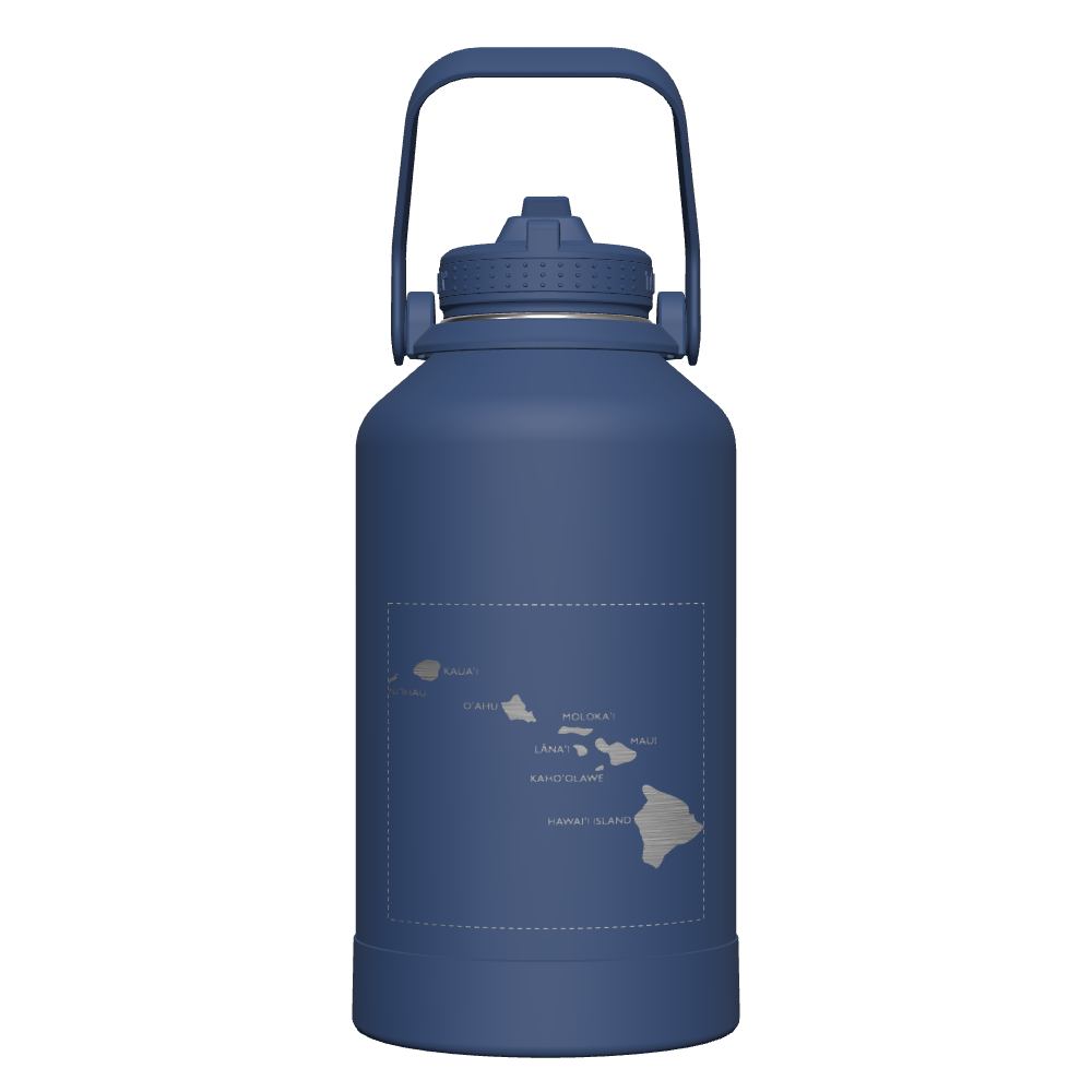 Actives Water Bottle With Straw Lid - customized