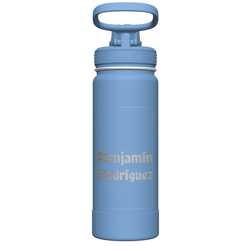 Actives Water Bottle With Spout Lid - customized