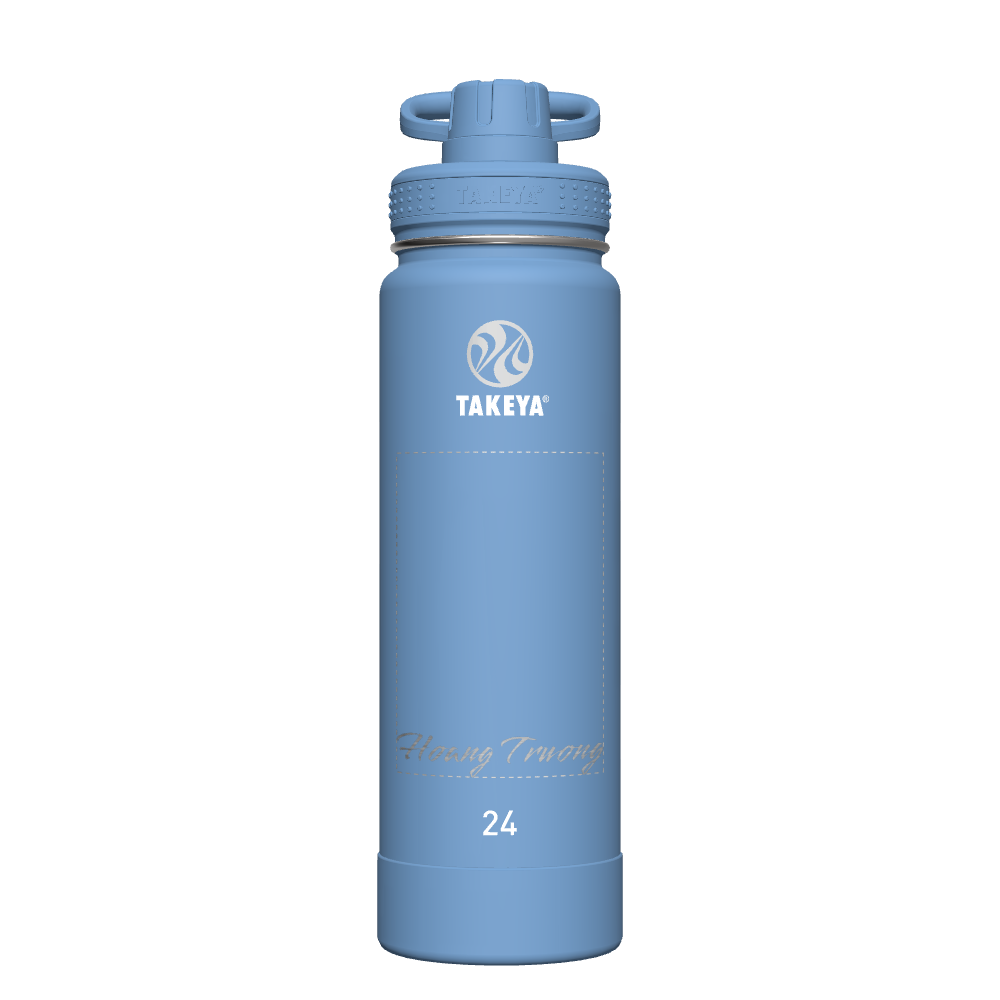 Actives Water Bottle With Spout Lid - customized
