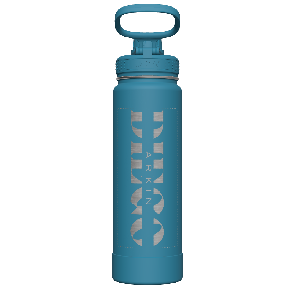 Mystic Blue Actives Water Bottle With Spout Lid - customized