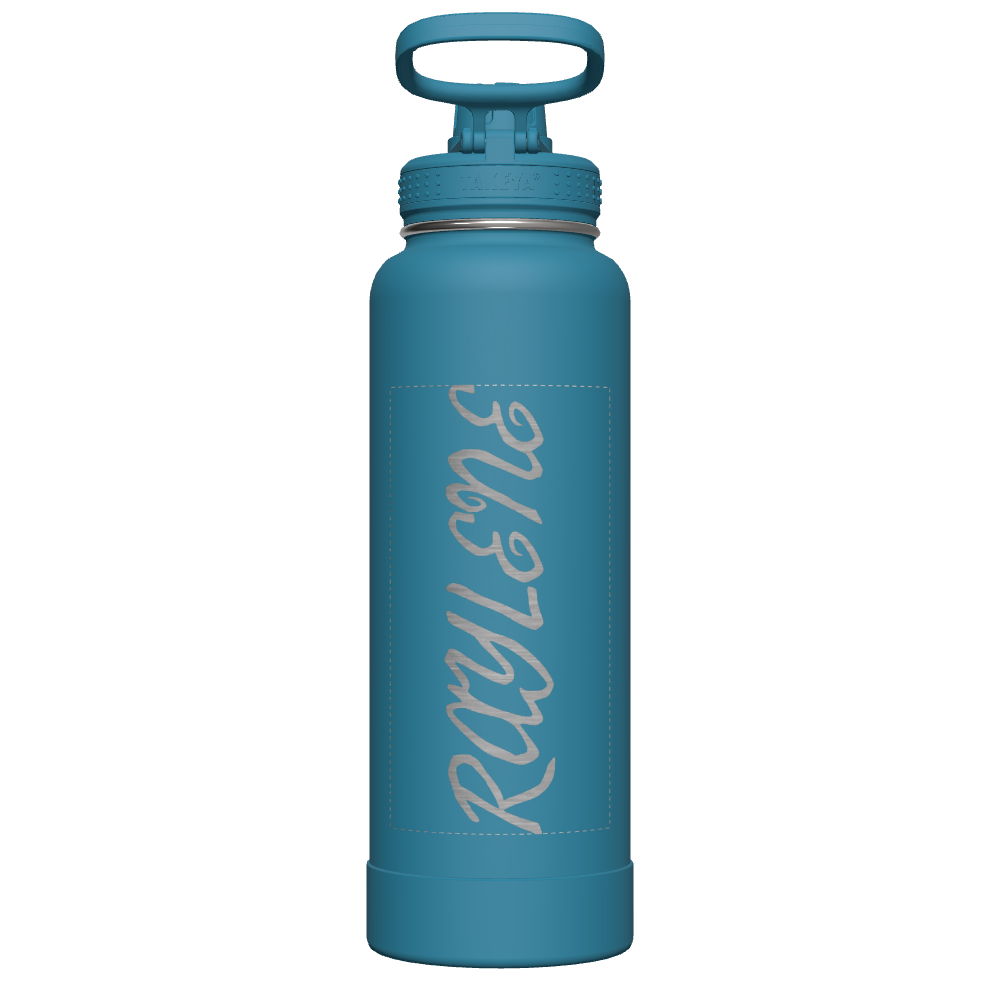 Mystic Blue Actives Water Bottle With Spout Lid - customized