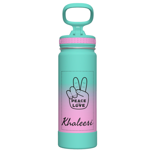 Actives Ombre Water Bottle With Straw Lid - customized