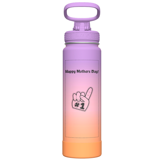 Actives Ombre Water Bottle With Spout Lid - customized