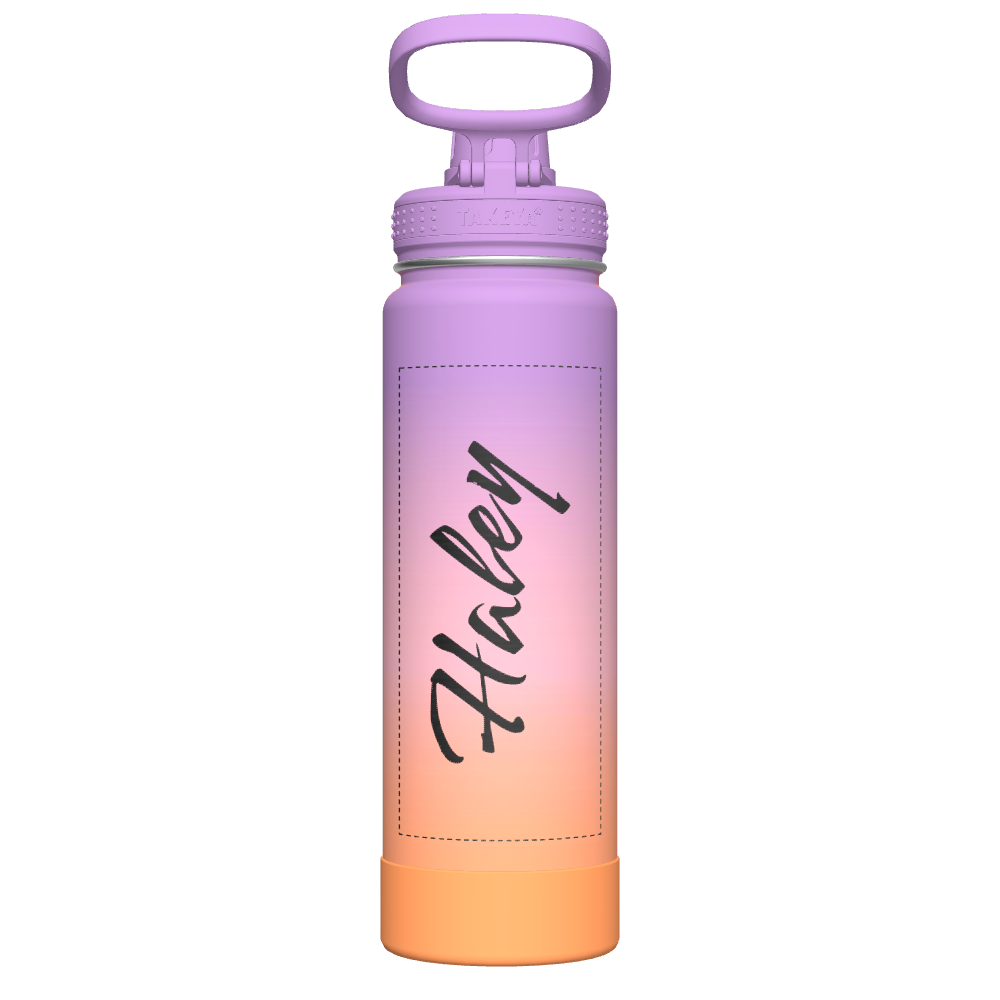 Actives Ombre Water Bottle With Spout Lid - customized