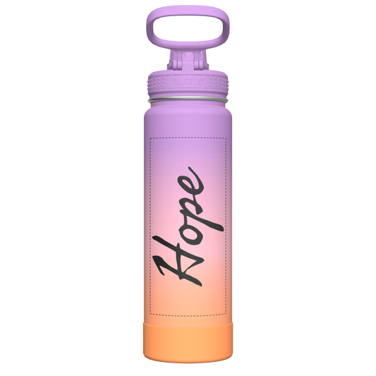 Actives Ombre Water Bottle With Spout Lid - customized