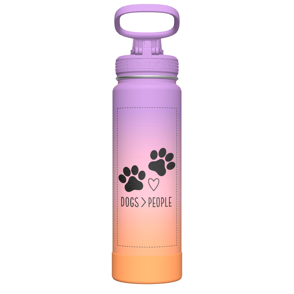 Actives Ombre Water Bottle With Spout Lid - customized
