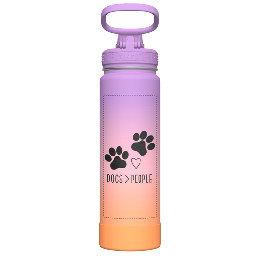 Actives Ombre Water Bottle With Spout Lid - customized