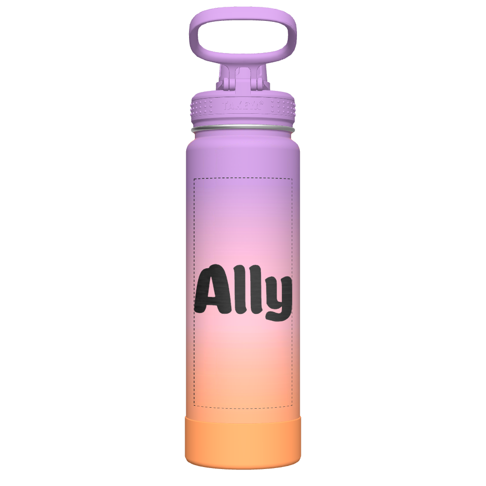Actives Ombre Water Bottle With Spout Lid - customized