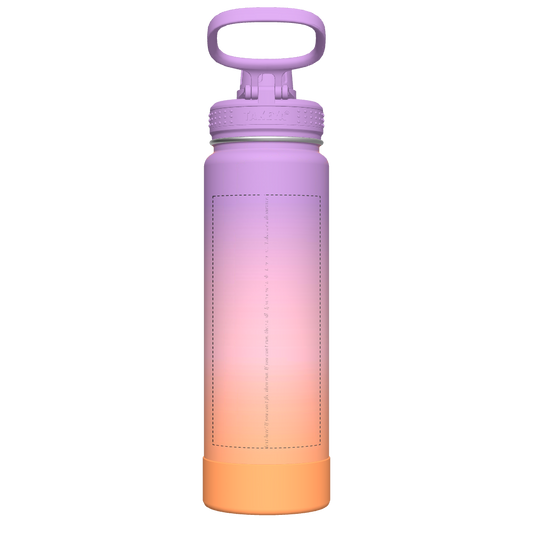Actives Ombre Water Bottle With Spout Lid - customized