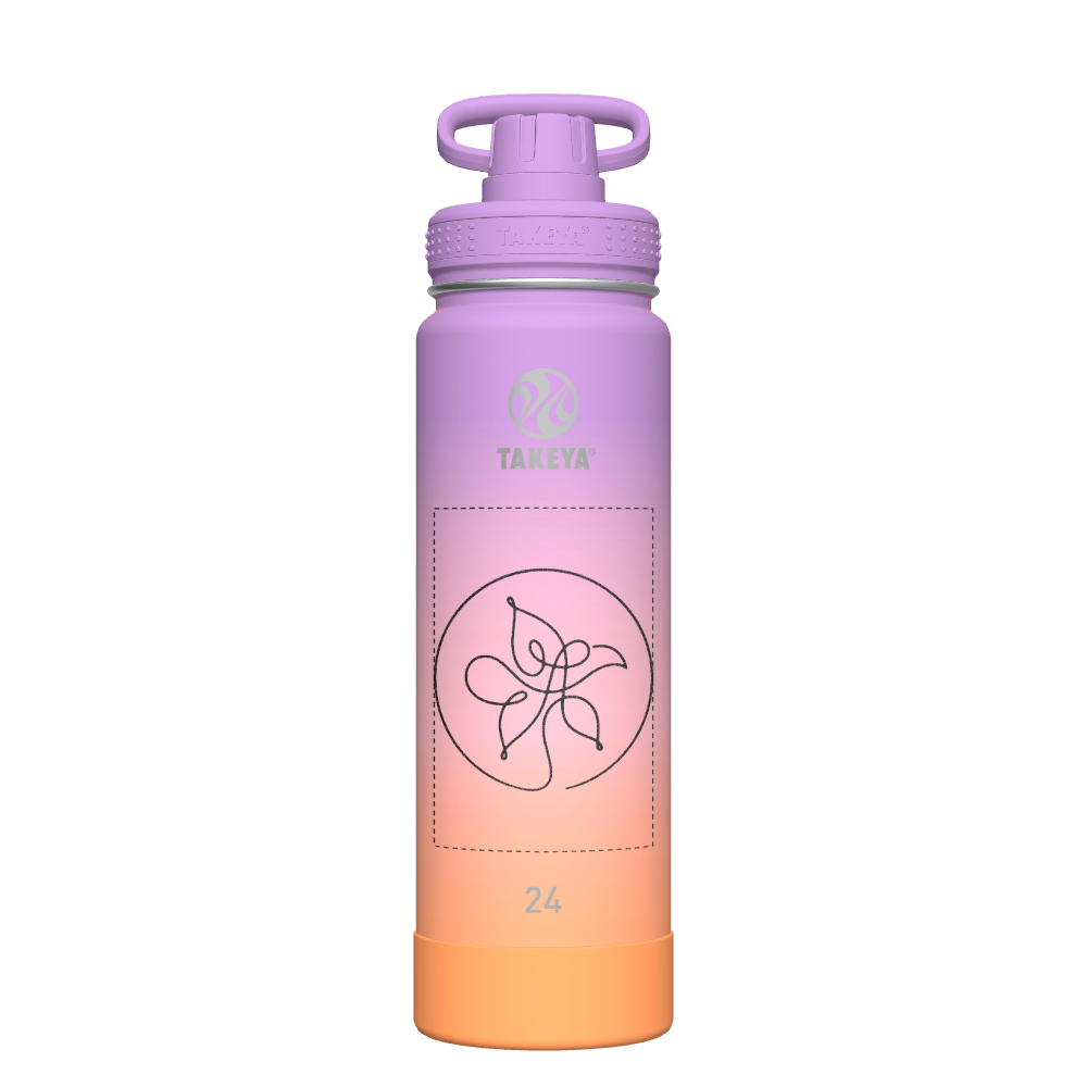 Actives Ombre Water Bottle With Spout Lid - customized