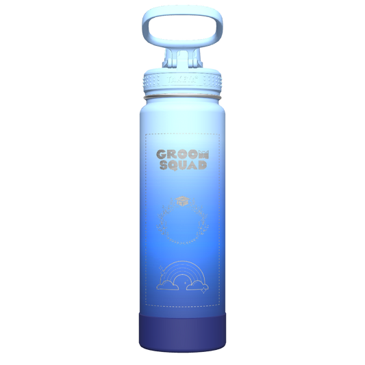 Actives Ombre Water Bottle With Spout Lid - customized