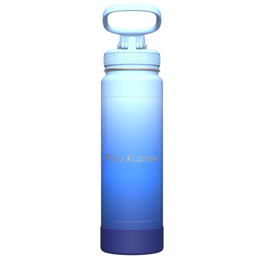 Actives Ombre Water Bottle With Spout Lid - customized