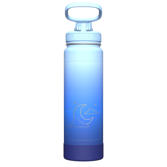 Actives Ombre Water Bottle With Spout Lid - customized