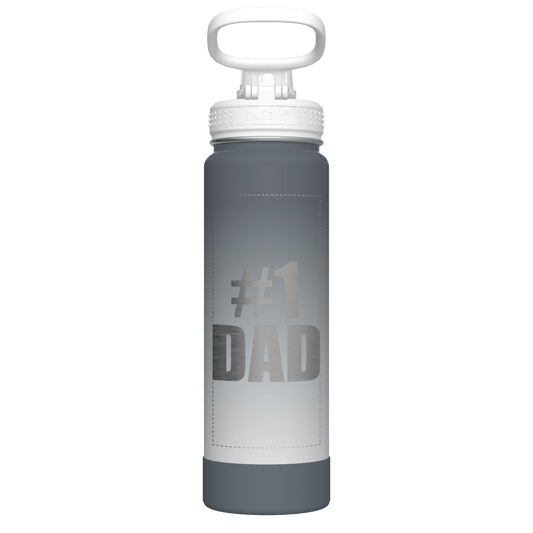 Actives Ombre Water Bottle With Spout Lid - customized