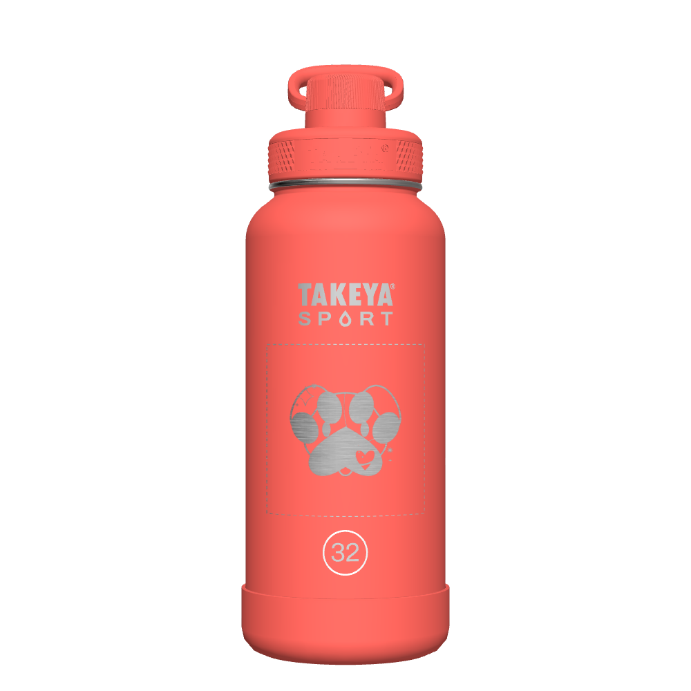 Sport Water Bottle With Spout Lid - customized