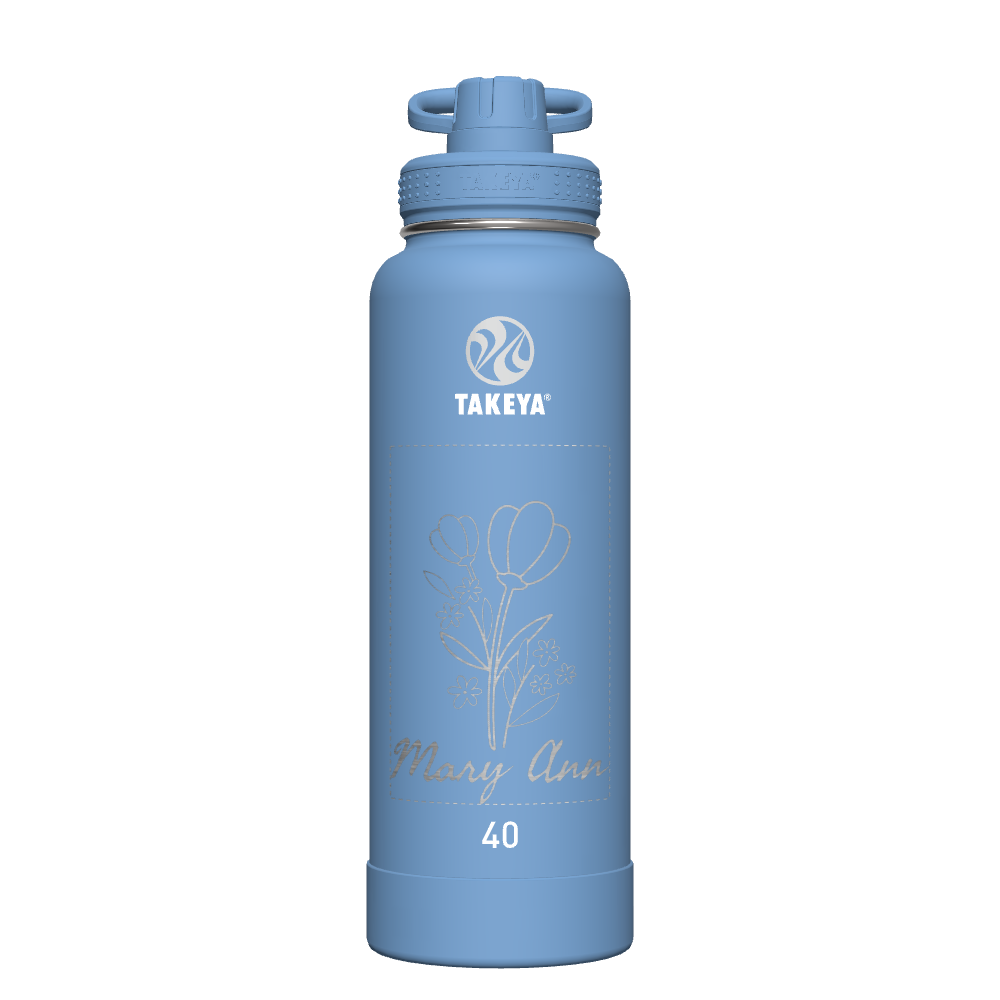 Actives Water Bottle With Spout Lid - customized