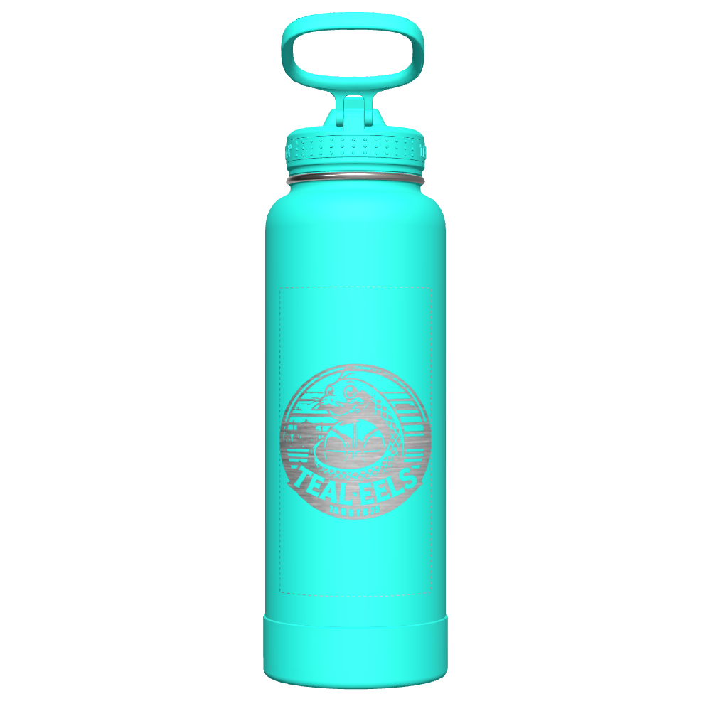 Actives Water Bottle With Straw Lid - customized