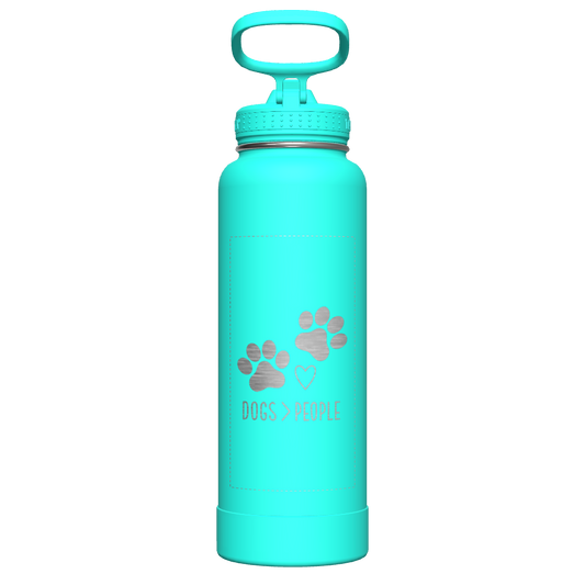 Actives Water Bottle With Straw Lid - customized