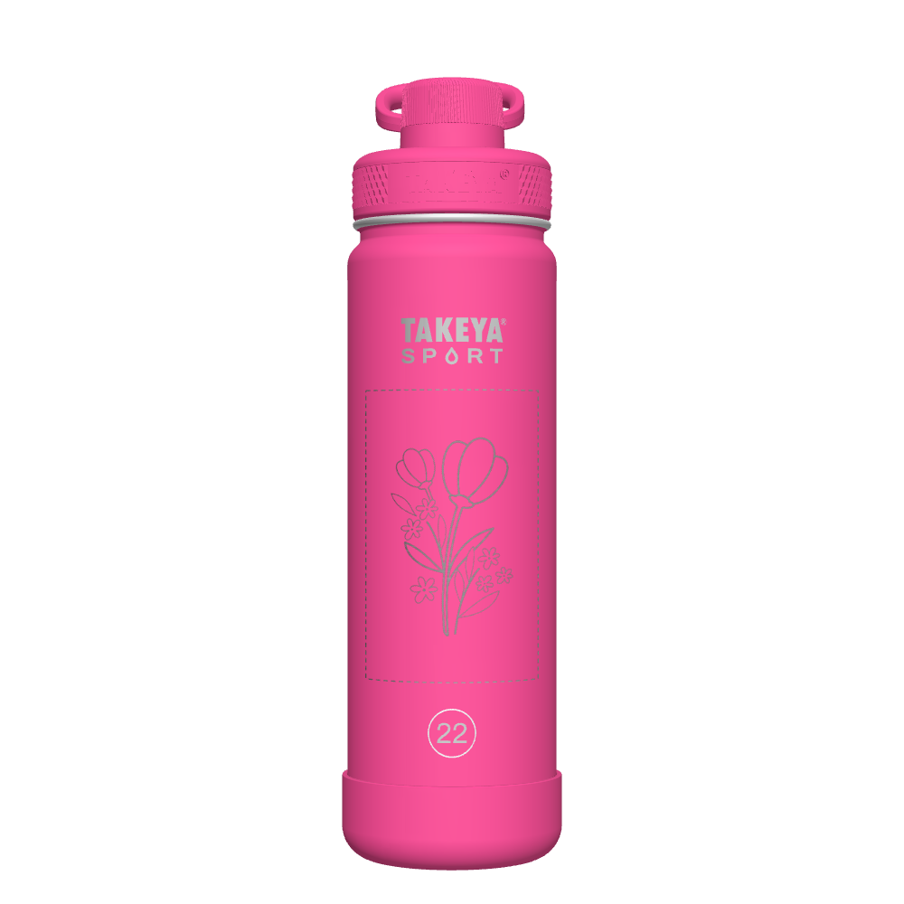 Sport Water Bottle With Spout Lid - customized