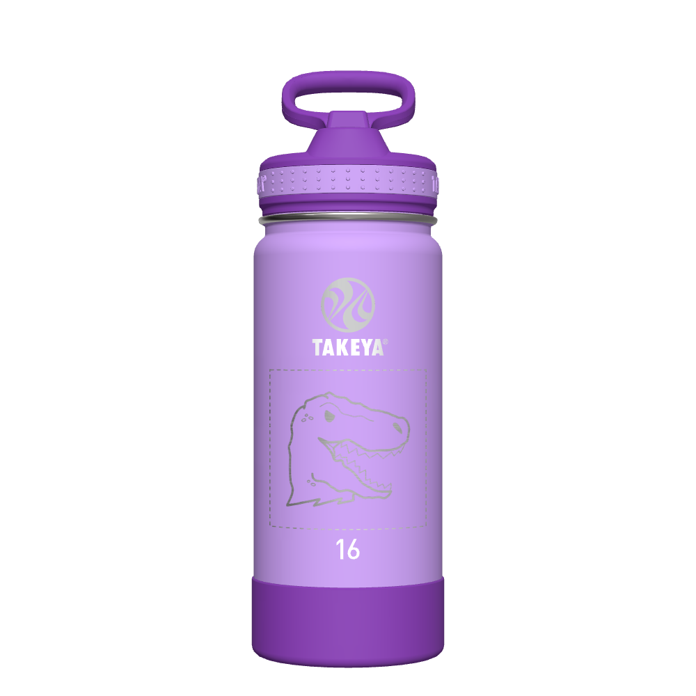 Actives Kids Water Bottle With Straw Lid - customized