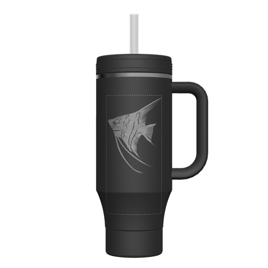 40 oz Straw Tumbler With Handle - customized