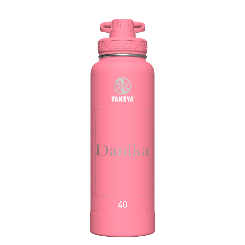 Actives Water Bottle With Spout Lid - customized