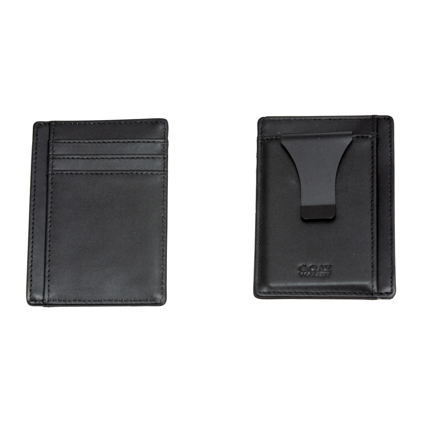 G.O.A.T Wallet: Leather Wallet with Steel Money Clip