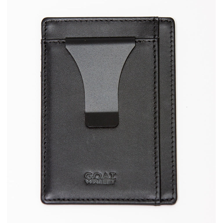 G.O.A.T Wallet: Leather Wallet with Steel Money Clip