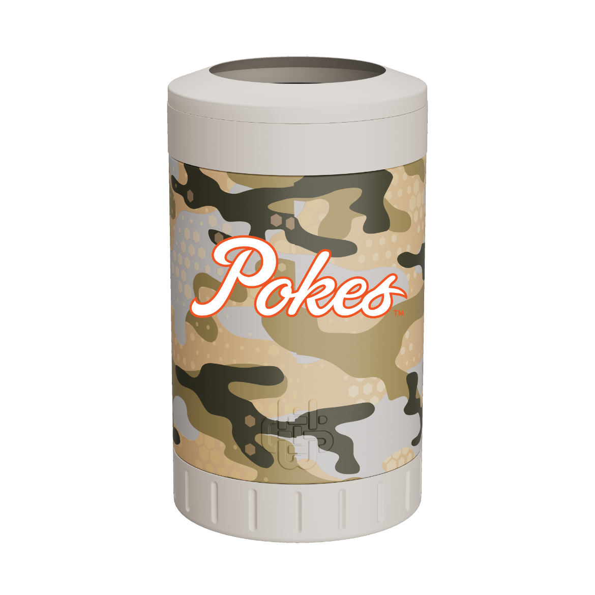 Pokes Script Color - 12oz Multi Can Cooler